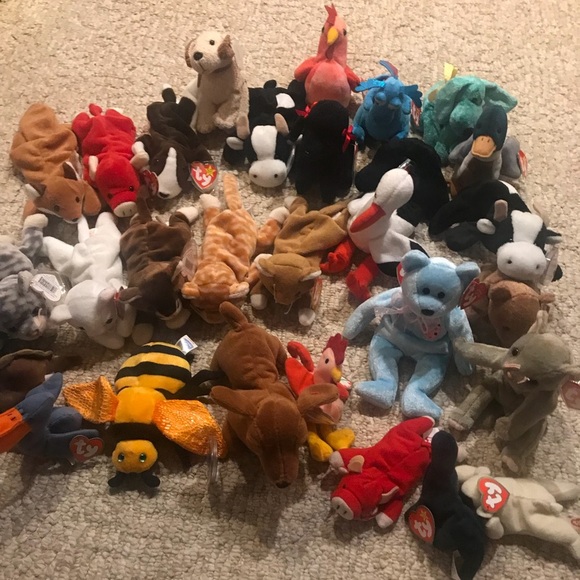 Rare Retired Ty Original Beanie Babies Huge Bundle - Picture 2 of 11